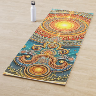 Spiritual Mandala Art Yoga Mat