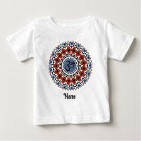 Spiritual Mandala Yoga Om Rust Blue Customised
