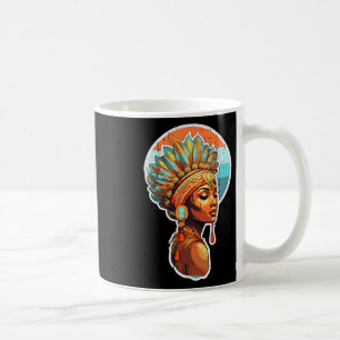 Spiritual Melanin Proud Native Afro American Woman Coffee Mug