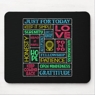Spiritual Narcotics Anonymous Garden  Mouse Pad