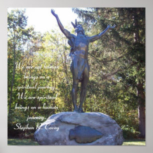 Spiritual Native American Poster