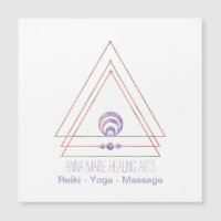 Spiritual New Age and Metaphysical Magnetic Card