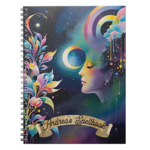 Spiritual Nexus Astral Goddess Spellbook Notebook