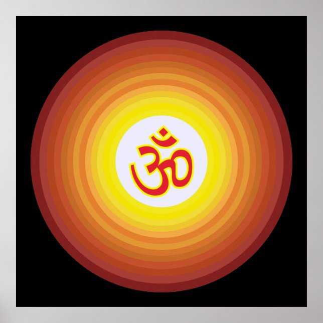 Spiritual Om Design Poster (Front)