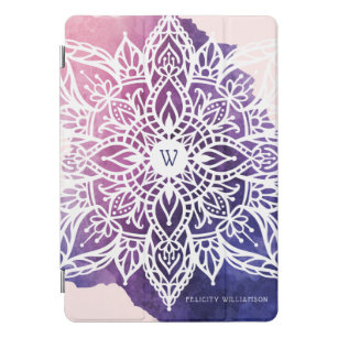 Spiritual Organic & Geometric Mandala Watercolor iPad Pro Cover