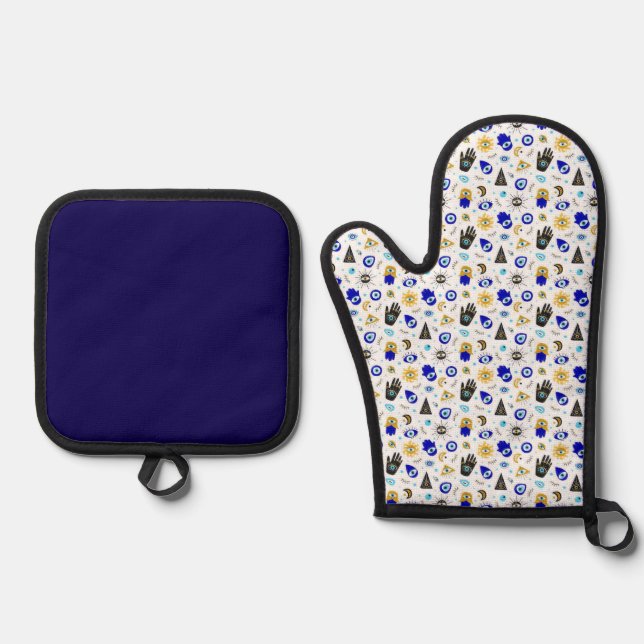 Spiritual Oven Mitt & Pot Holder Set (Front)