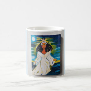 Spiritual Product, colourful mug, sky blue paint Coffee Mug