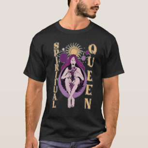 Spiritual Queen Inspirational Manifestation Crysta T-Shirt