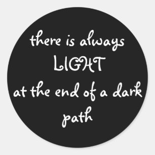 Spiritual Quote Classic Round Sticker