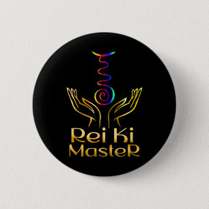 Spiritual Reiki Master 6 Cm Round Badge