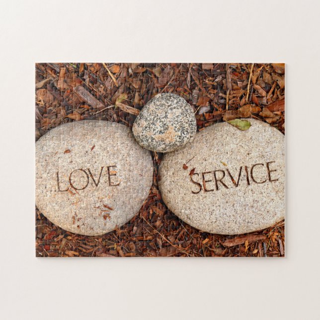 Spiritual Religious Stone Jigsaw Puzzle (Horizontal)