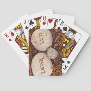 Spiritual Religious Stone Playing Cards