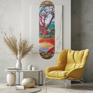 Spiritual Retreat Nature Scenery Meditation Tree Skateboard