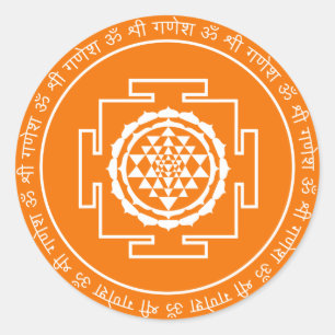 Spiritual Shree Yantra Sticker