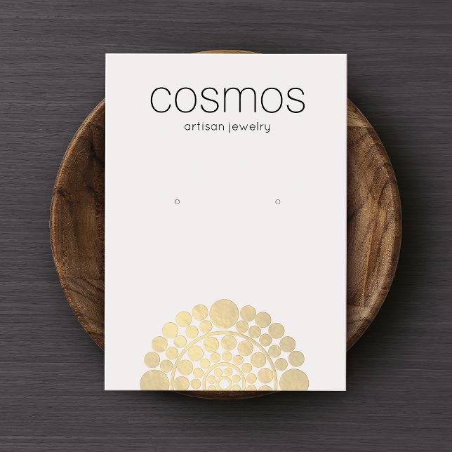 Spiritual Stars Earring Jewellery Display Holder Business Card (Creator Uploaded)