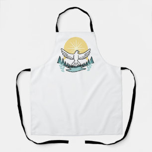 Spiritual Strength in God – Uplifting Christian Apron