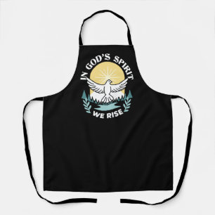 Spiritual Strength in God – Uplifting Christian Apron