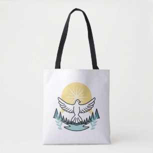 Spiritual Strength in God – Uplifting Christian Tote Bag