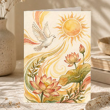 Spiritual Sunlight Art | Dove & Lotus Healing