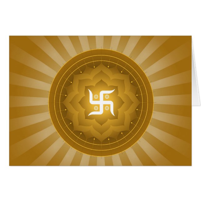 Spiritual Swastika Design (Front Horizontal)