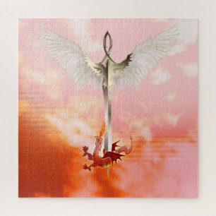 Spiritual Sword & Dragon Jigsaw Puzzle