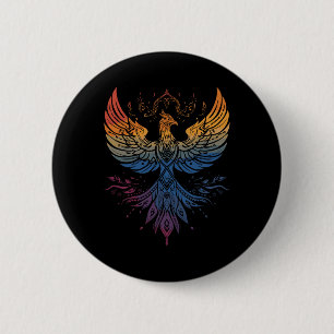 Spiritual Symbols And Sacred Geometry, A Colourful 6 Cm Round Badge