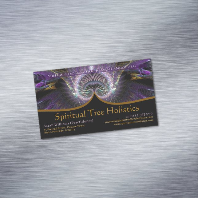 Spiritual Tree Holistic  Magnetic Business Card (In Situ)