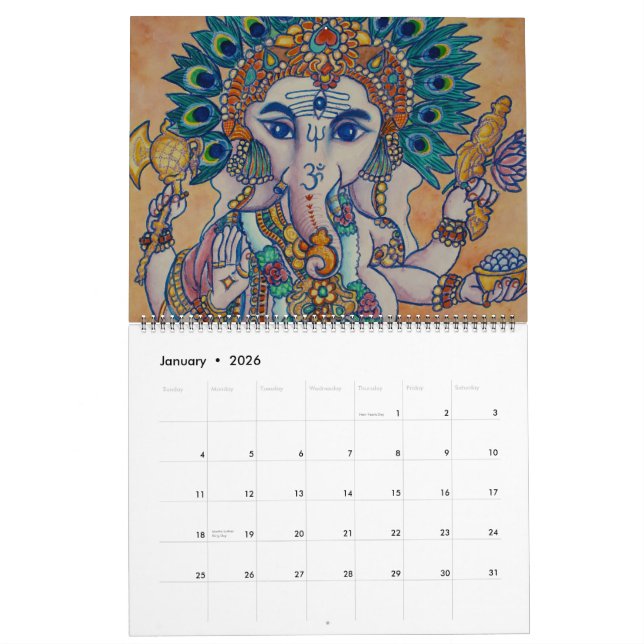 Spiritual & Visionary Art Calendar 2012 (Jan 2026)