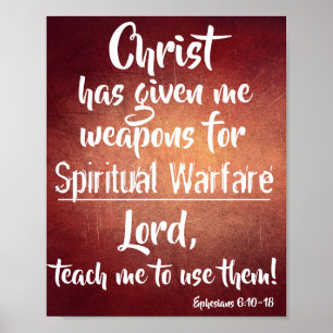 Spiritual Warfare Poster