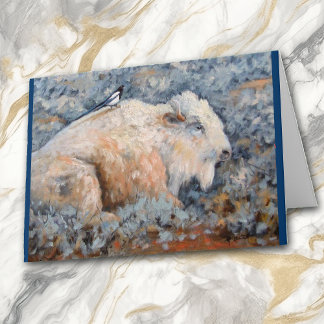 Spiritual White Buffalo Fine Art Greeting Card
