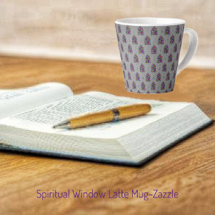 Spiritual Window   Latte Mug