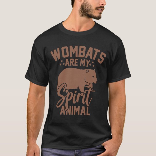 Spiritual Wombat T-Shirt (Front)