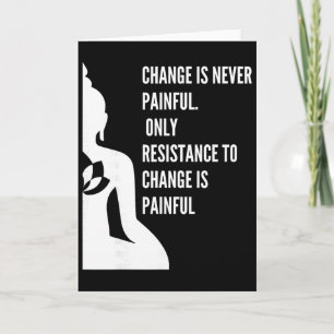 Spiritual Yoga Meditation Mindfulness Zen Buddha Card