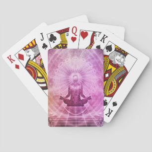 Spiritual Yoga Meditation Zen Colourful Playing Cards