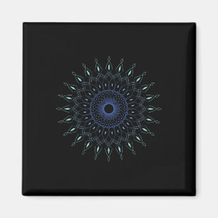 Spiritual Yoga Sacred Geometry Hindu Pilates Yogi  Magnet