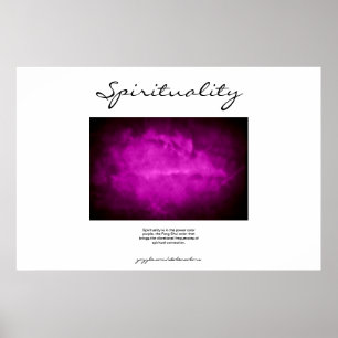 Spirituality - Purple Poster