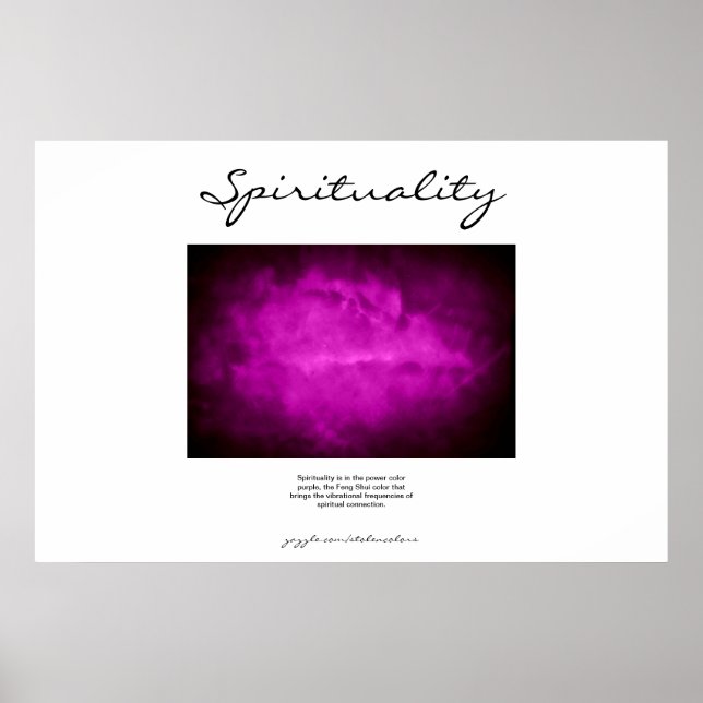 Spirituality - Purple Poster (Front)