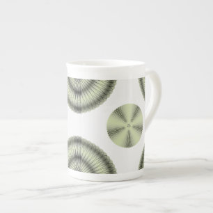 Spiro Flowers Pick any Background Colour Bone China Mug