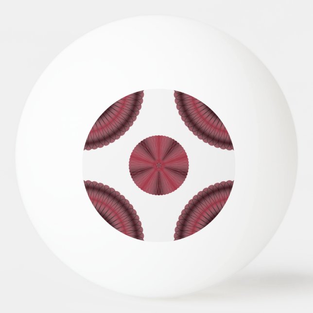 Spiro Flowers Pick any Background Colour Ping Pong Ball (Back)