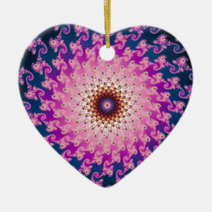 Spirograph Ceramic Tree Decoration