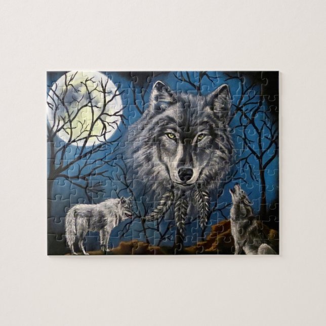 Spirt Wolf Jigsaw Puzzle (Horizontal)