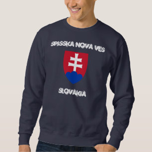 Spisska Nova Ves, Slovakia with coat of arms Sweatshirt