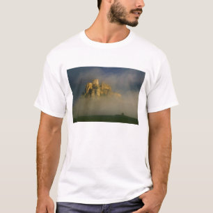 Spissky hrad in mist, Slovakia 2 T-Shirt