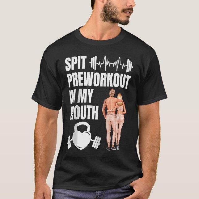 Spit Preworkout In My Mouth Raglan Baseball 1 T-Shirt (Front)