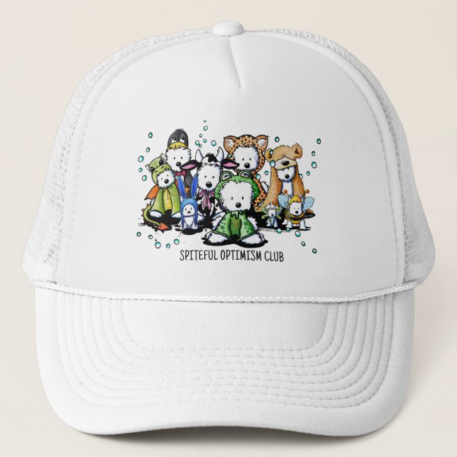 Spiteful Optimism Club Trucker Hat (Front)