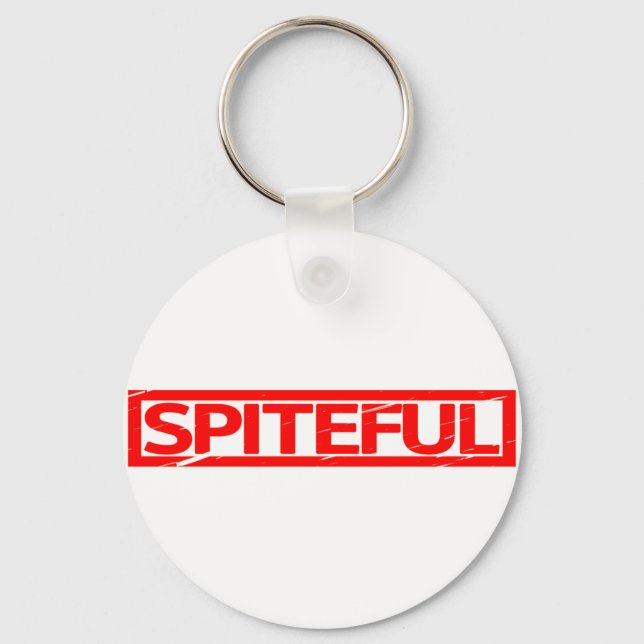 Spiteful Stamp Key Ring (Front)
