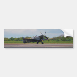 Spitfire After Landing Bumper Sticker