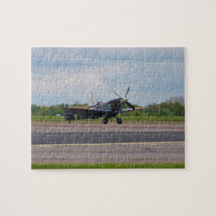 Spitfire After Landing Jigsaw Puzzle