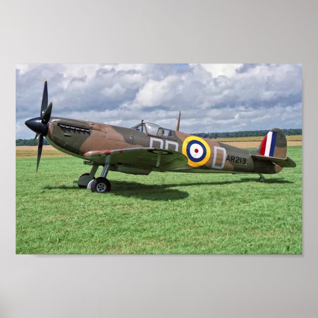 Spitfire AR213 Poster (Front)