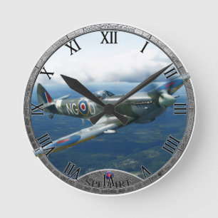 Spitfire Clock